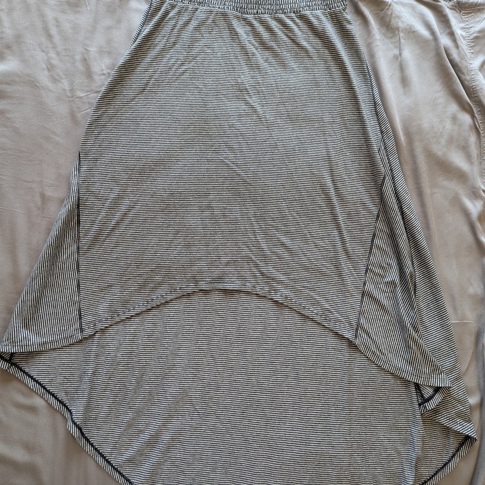 Striped Gray Women's Skirt